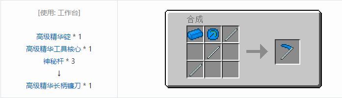 我的世界神秘农业工具合成表大全2026