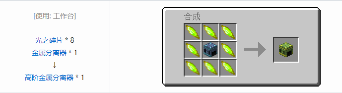 我的世界魔法金属mod设备合成表大全2026