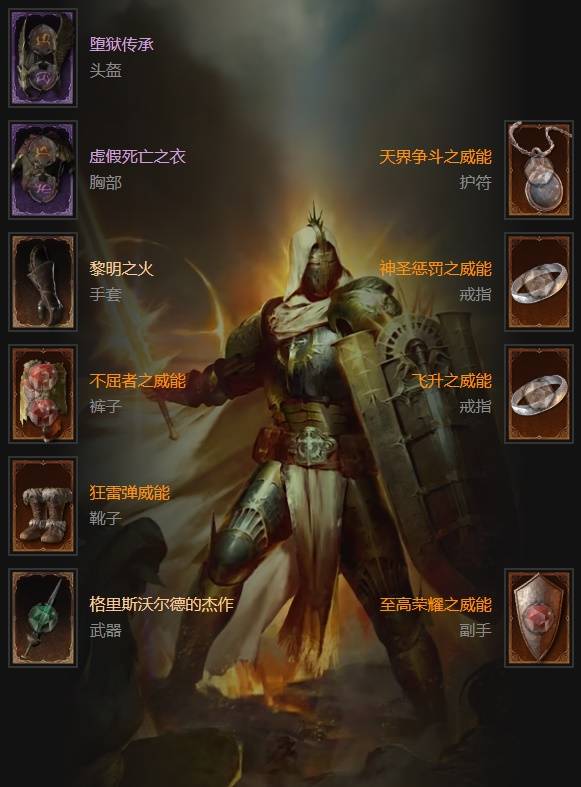 暗黑4S11不动圣火自走光环圣骑士BD推荐