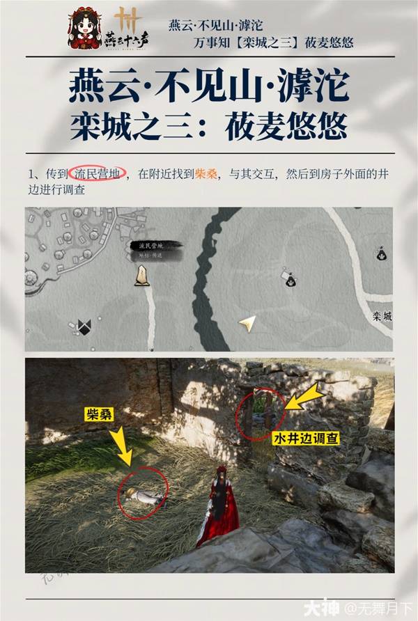 燕云十六声滹沱栾城万事知全收集攻略