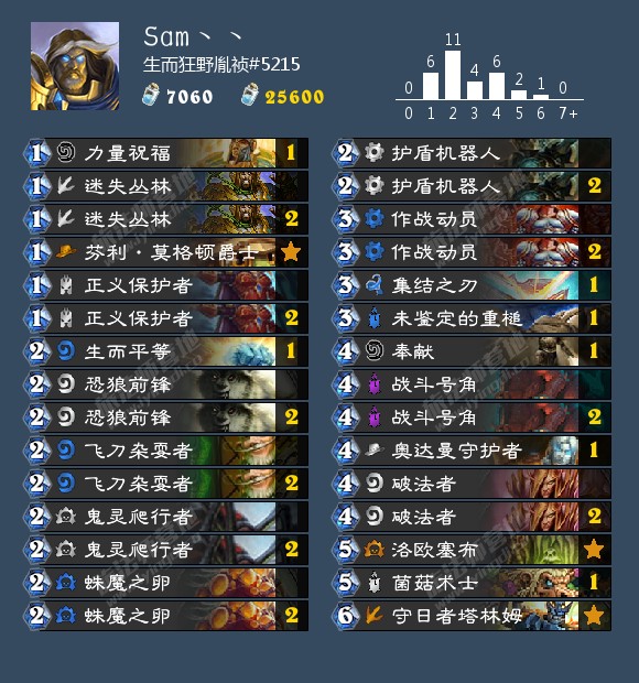 《炉石传说》狂野蘑菇炒蛋骑分享