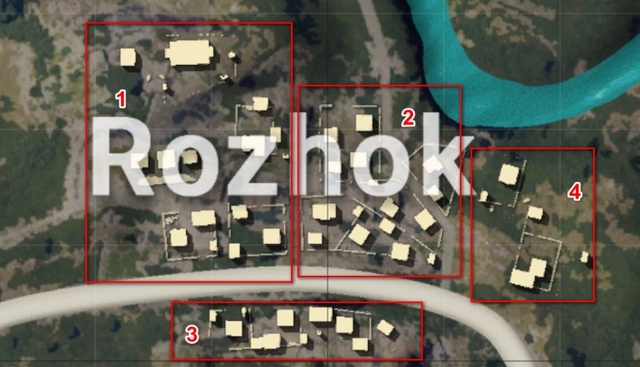 《绝地求生》R城城区分析