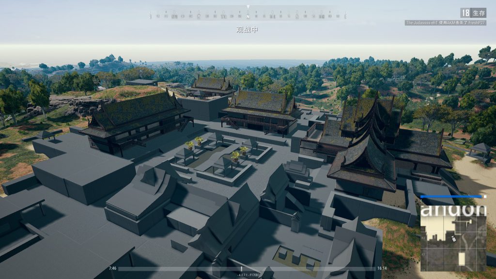 《绝地求生》4×4地图宫殿预览