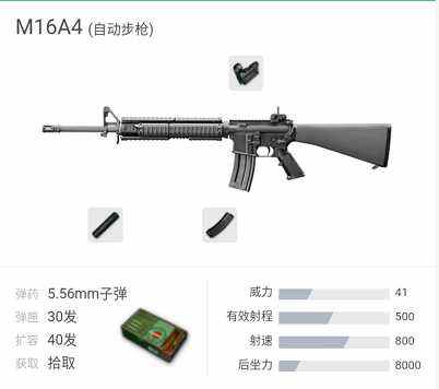 《绝地求生》m16可以装8倍镜嘛