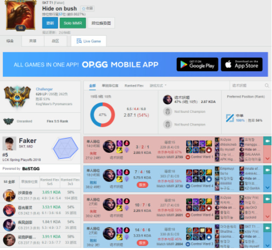 《LOL》妖姬重做faker教你花式连招