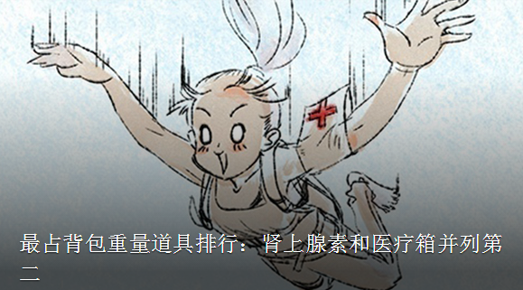 《绝地求生》最占背包重量排行