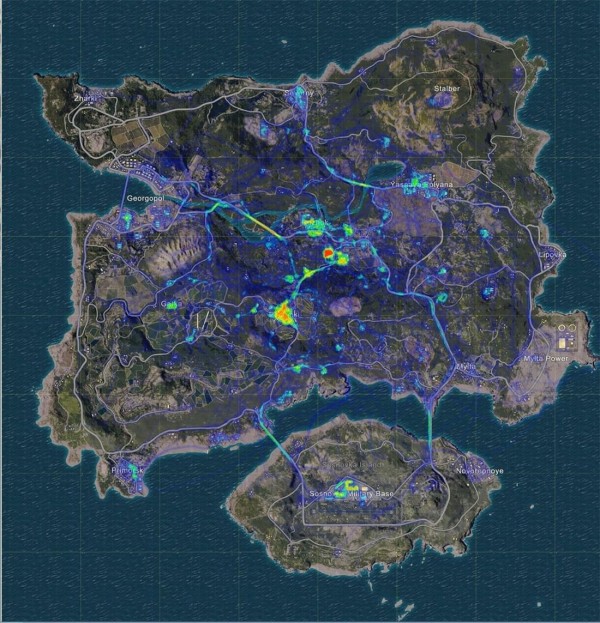 《绝地求生》地图安全区介绍