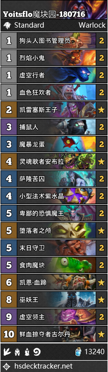 《炉石传说》魔块园卡组玩法