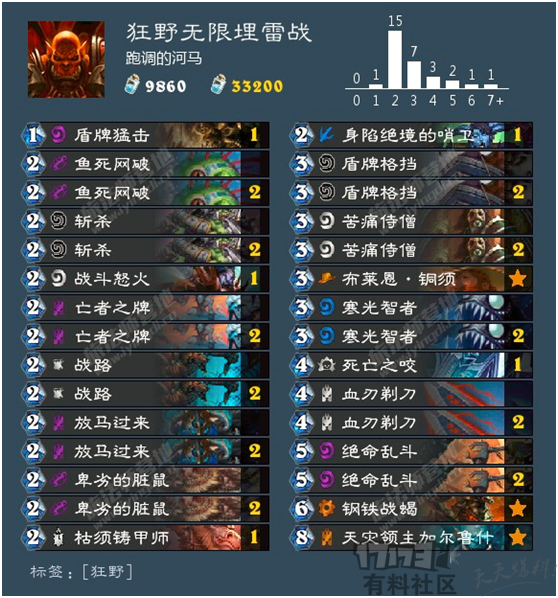 《炉石传说》 狂野无限埋雷战卡组推荐