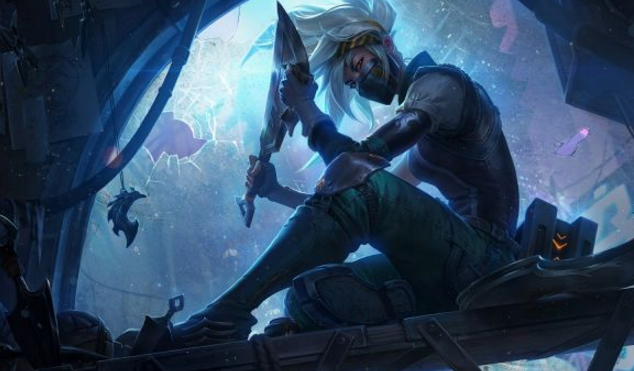 《LOL》8.15银色之牙阿卡丽外观预览