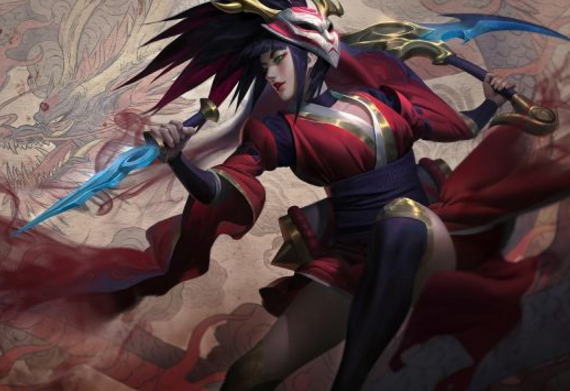 《LOL》8.15腥红之月阿卡丽外观预览