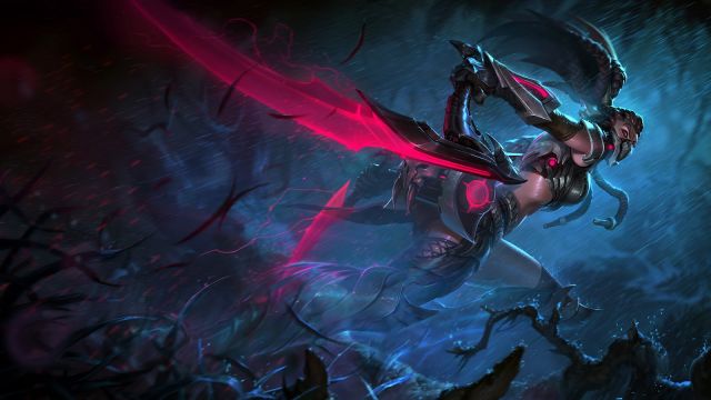《LOL》8.15阿卡丽铁血女忍皮肤外观预览