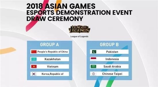 《LOL》亚运会8月29日赛程一览