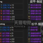《魔兽世界》8.0血红细胞可做装备汇总