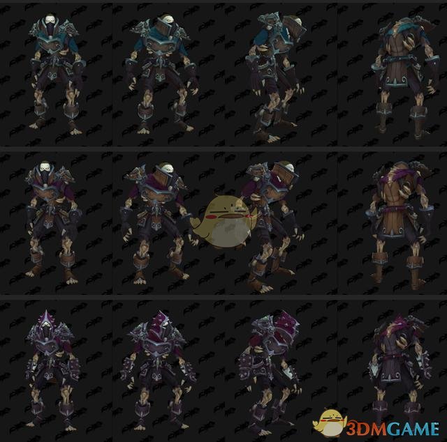 《魔兽世界》8.1战争前线亡灵套装外观大全