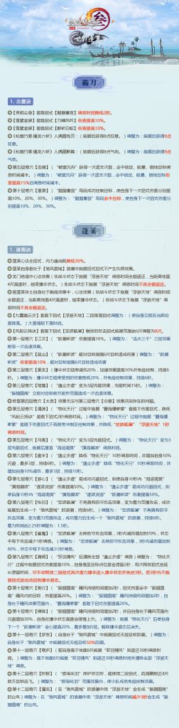 《剑网3》世外蓬莱100级技能二改全解析