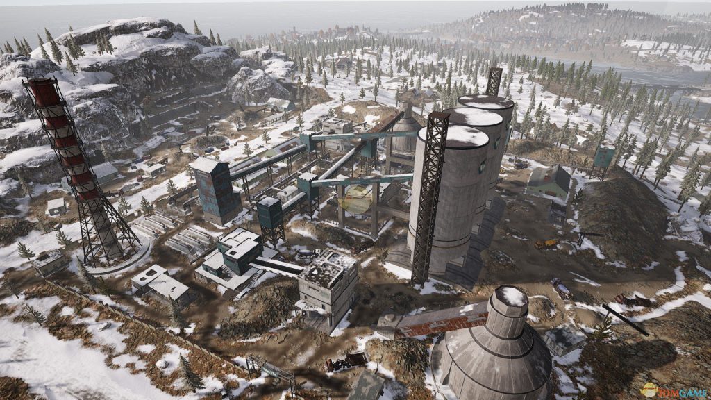 《绝地求生》雪地地图Cement Factory水泥厂详解以及打法心得