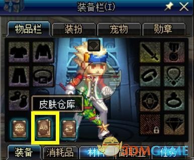 《DNF》皮肤仓库功能介绍