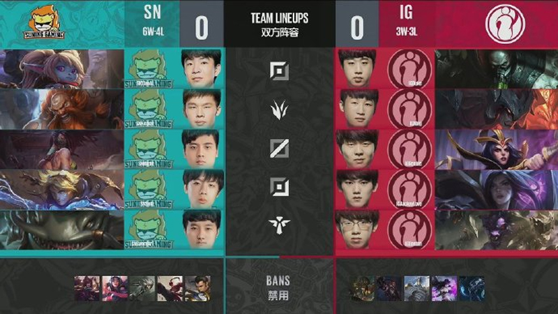 《LOL》德玛西亚杯12月22日IG vs SN比赛战报