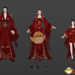 《天涯明月刀》嫁衣时装心王红鸾殿原画曝光