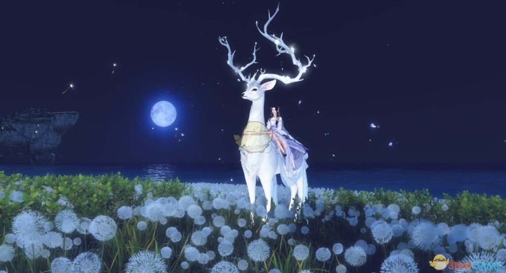 《逆水寒》仙鹿玉生烟坐骑介绍