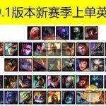 《LOL》S9新9.1版本上单英雄强度评级攻略