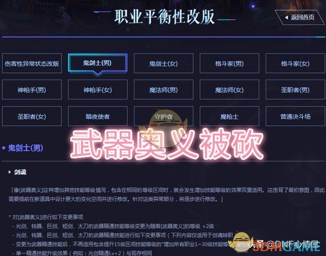 《DNF》95版本剑魂削弱前后对比分析