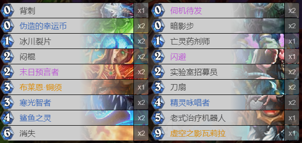 《炉石传说》构筑鬼才卡组一览
