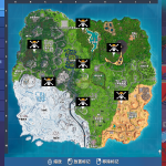 《堡垒之夜》S8第一周挑战 海盗营地位置图解