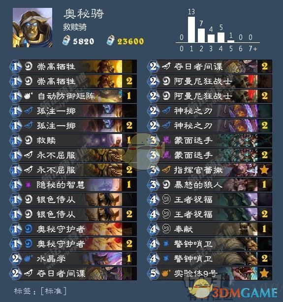 《炉石传说》暗影崛起圣骑士强势卡组推荐