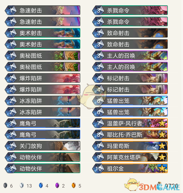 《炉石传说》暗影崛起猎人最强卡组推荐