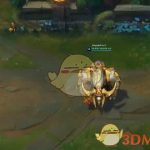 《LOL》征服者牛头炫金皮肤技能特效展示