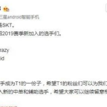 《LOL》2019SKT战队新成员名单