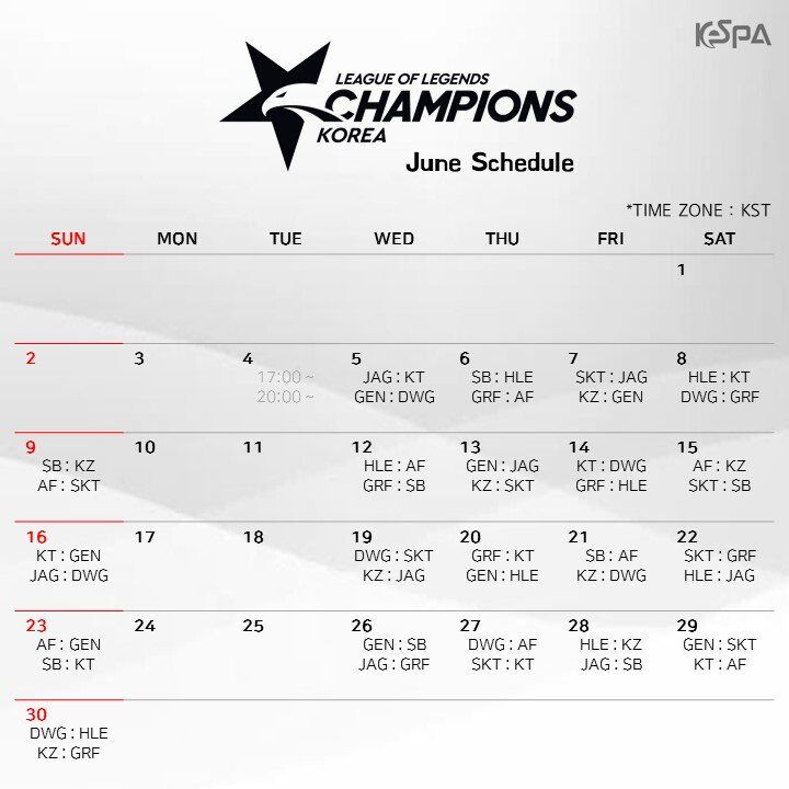 《LCK》2019夏季赛赛程介绍