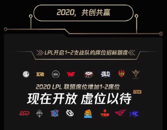 《LOL》LPL继续扩军 2020年将扩充1到2席位