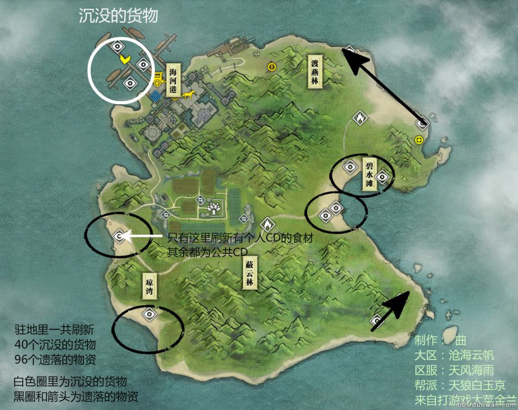 《天涯明月刀》帮派驻地厨师食材攻略
