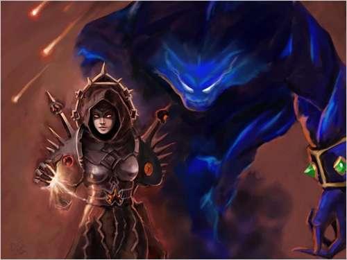 《魔兽世界》怀旧服战士对阵术士打法