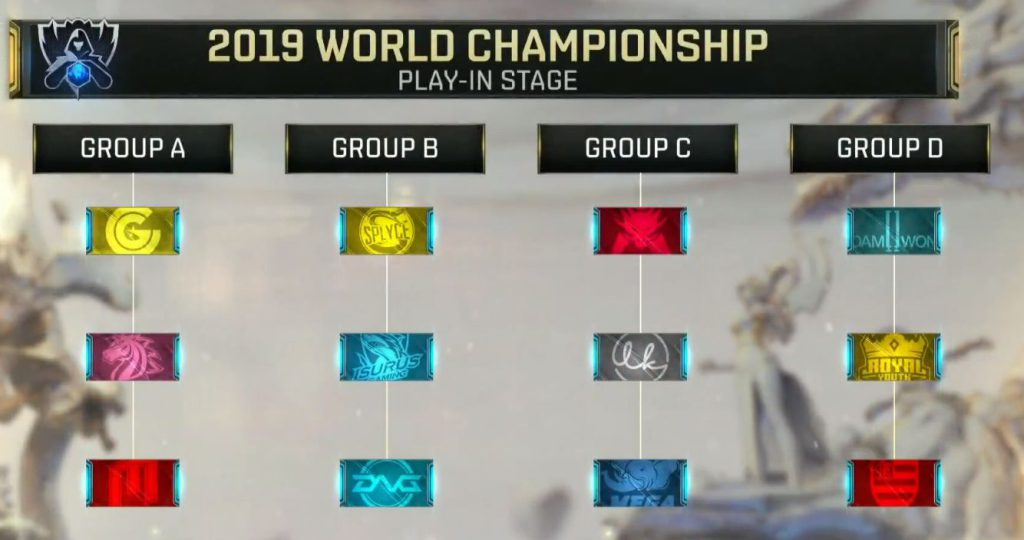 《LOL》S9全球总决赛入围赛D组队伍一览