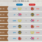 《LOL》S9总决赛10月17日比赛赛程