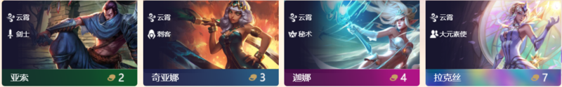 《LOL》云顶之弈云霄羁绊