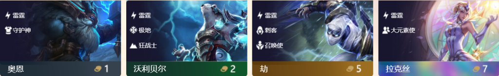 《LOL》云顶之弈雷霆羁绊