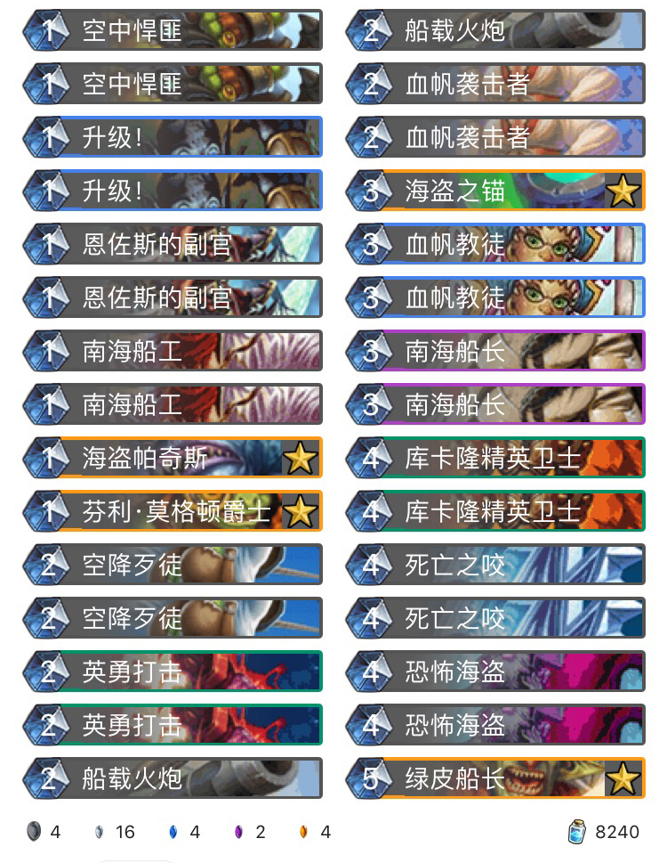 《炉石传说》巨龙降临狂野全职业卡组大全