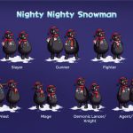 《DNF》2020酷黑雪人装扮全职业一览