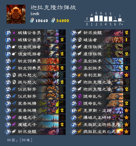 《炉石传说》2020战士T1卡组推荐
