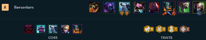 《LOL》10.1云顶之弈六狂战士三剧毒出装站位玩法介绍