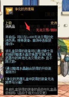 《DNF》净化的灵魂箱奖励一览