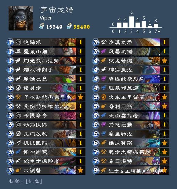 《炉石传说》巨龙降临宇宙龙猎卡组攻略