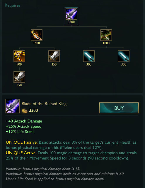 《LOL》10.5新版破败王者之刃装备效果介绍