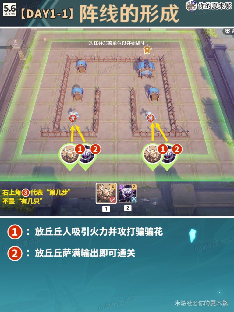 原神雨阵奔流之述演第一关攻略